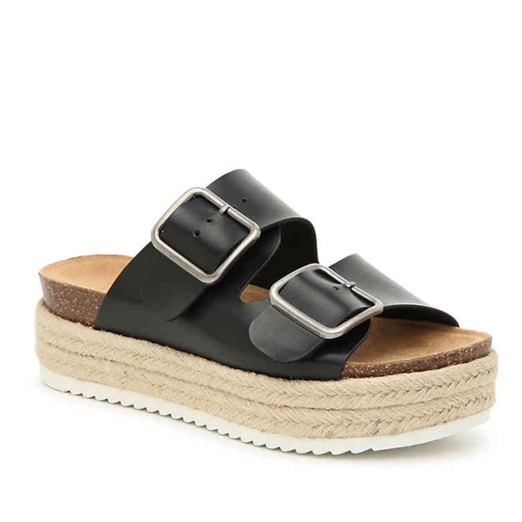 crown vintage platform sandals